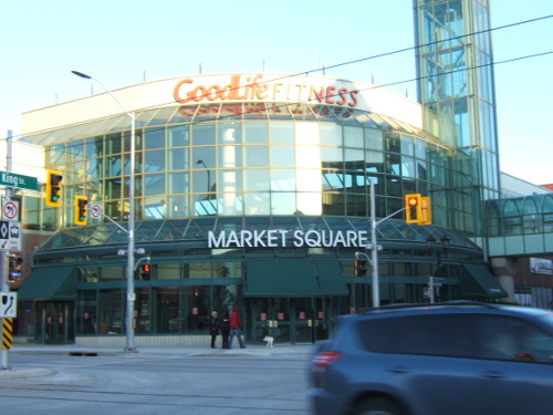 Market Square view from outside